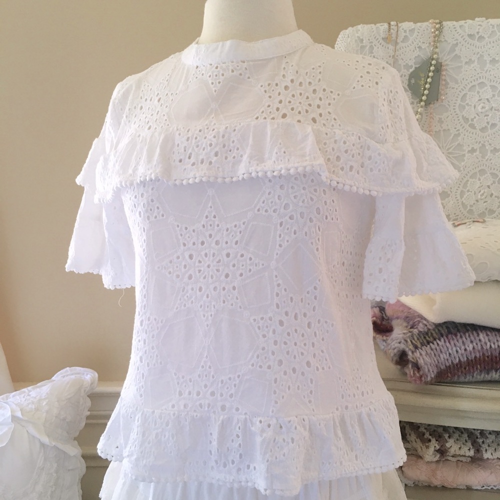 J. O. A. Victorian inspired blouse.